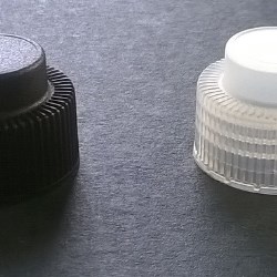 Screw cap PP, ø 24, various colors, with dome